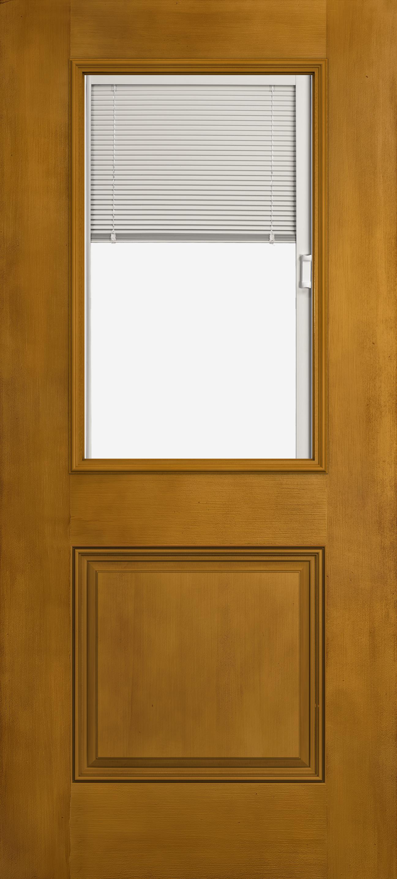 DesignPro™ Fiberglass Exterior Doors Fir 1/2 View Blinds DesignPro™ Fiberglass Exterior Doors Fir 1/2 View Blinds