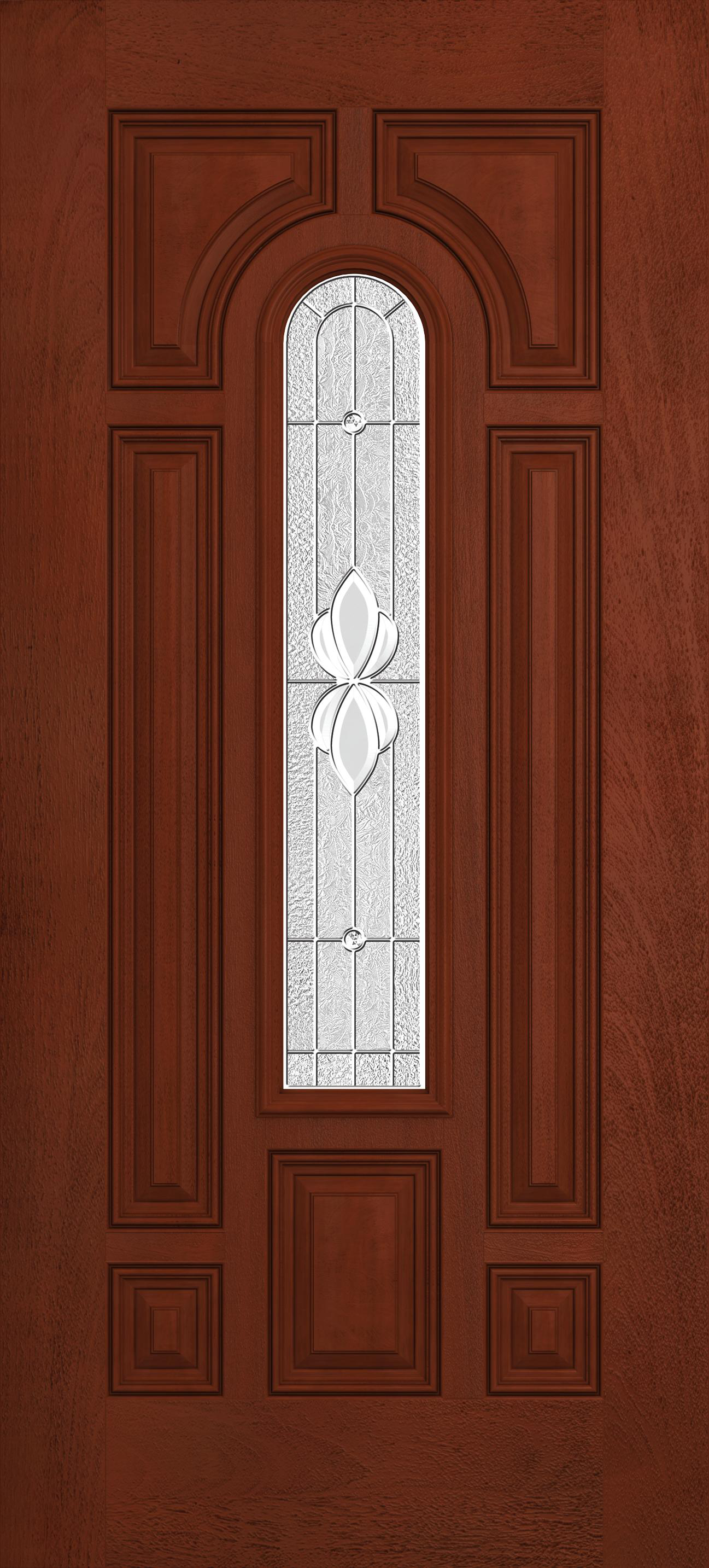 DesignPro™ Fiberglass Exterior Doors Mahogany Center DesignPro™ Fiberglass Exterior Doors Mahogany Center