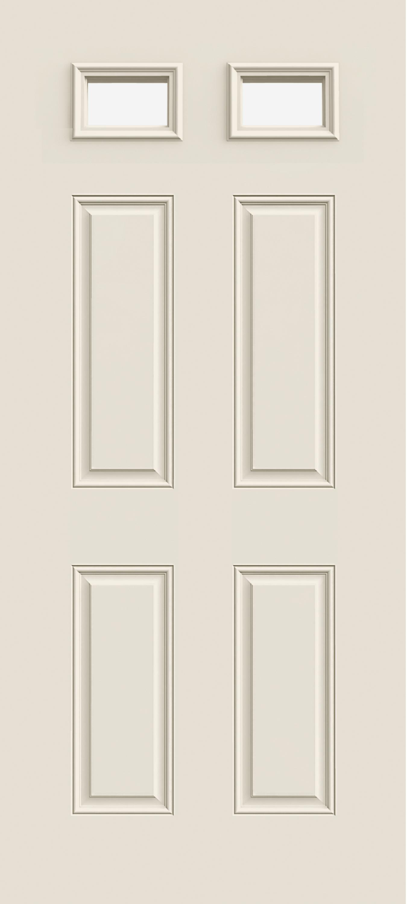Steel Exterior Doors Top View Twin Light 2Panel Steel Exterior Doors Top View Twin Light 2Panel