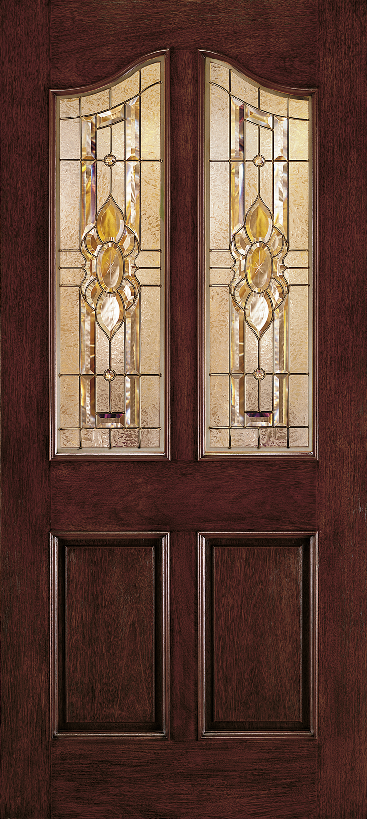 IWP® Aurora® Fiberglass Exterior Doors A890 Glass Panel Reliable and