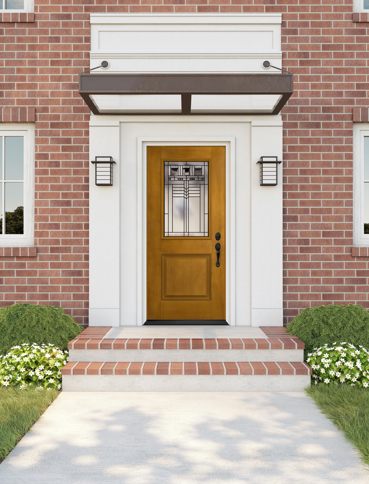DesignPro™ Fiberglass Exterior Doors Fir 1/2 View 1 DesignPro™ Fiberglass Exterior Doors Fir 1/2 View 1