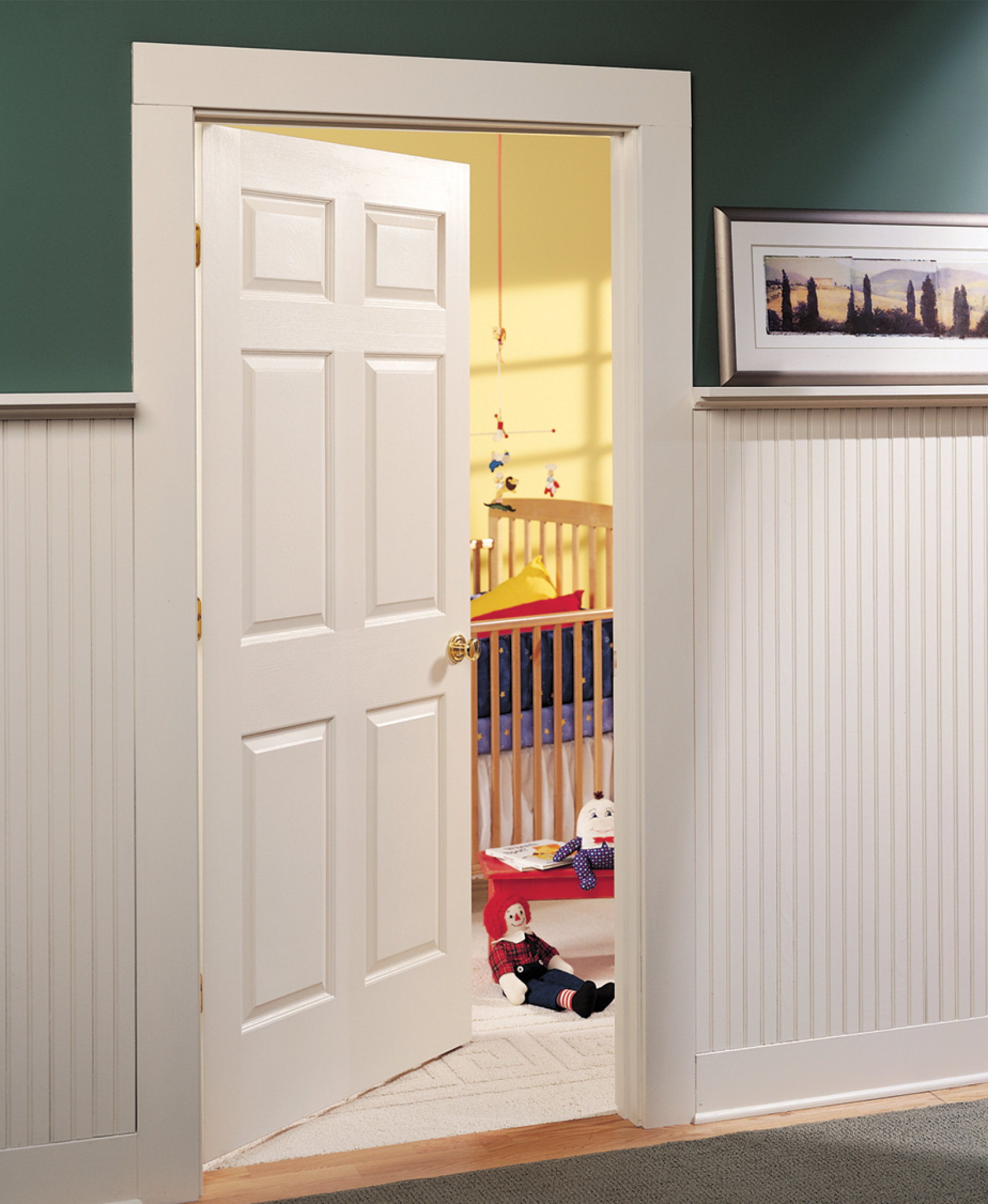 Molded Wood Composite Interior Doors Colonist Textured All Panel