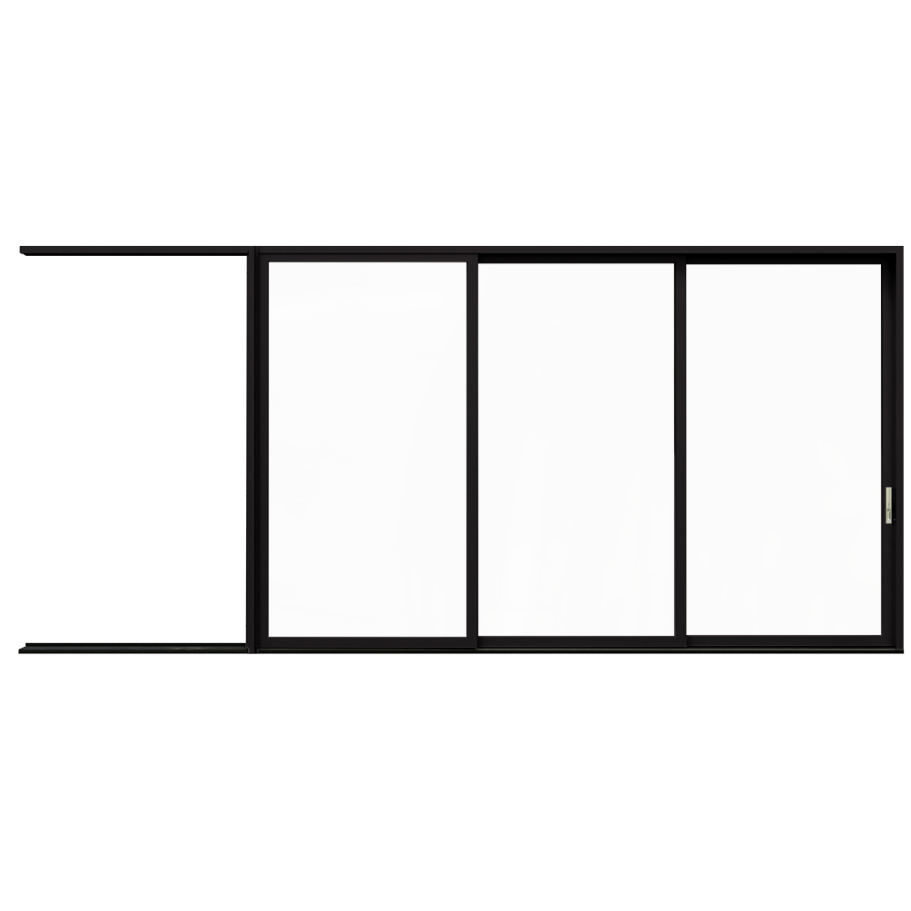 Siteline® CladWood Patio Doors 3Panel Pocketing MultiSlide